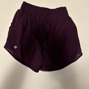 lululemon athletica Women's Dark Purple Athletic Shorts